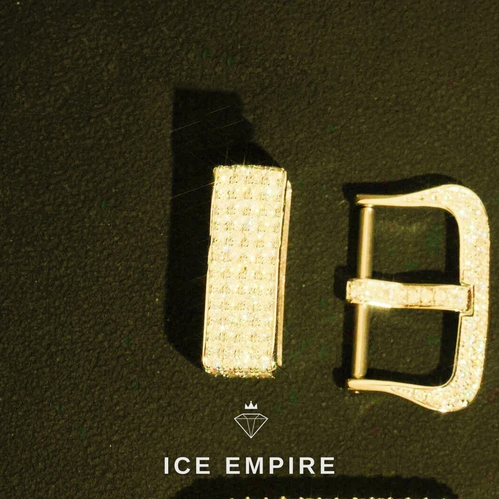 Iced Out 925 Silver Moissanite Watch