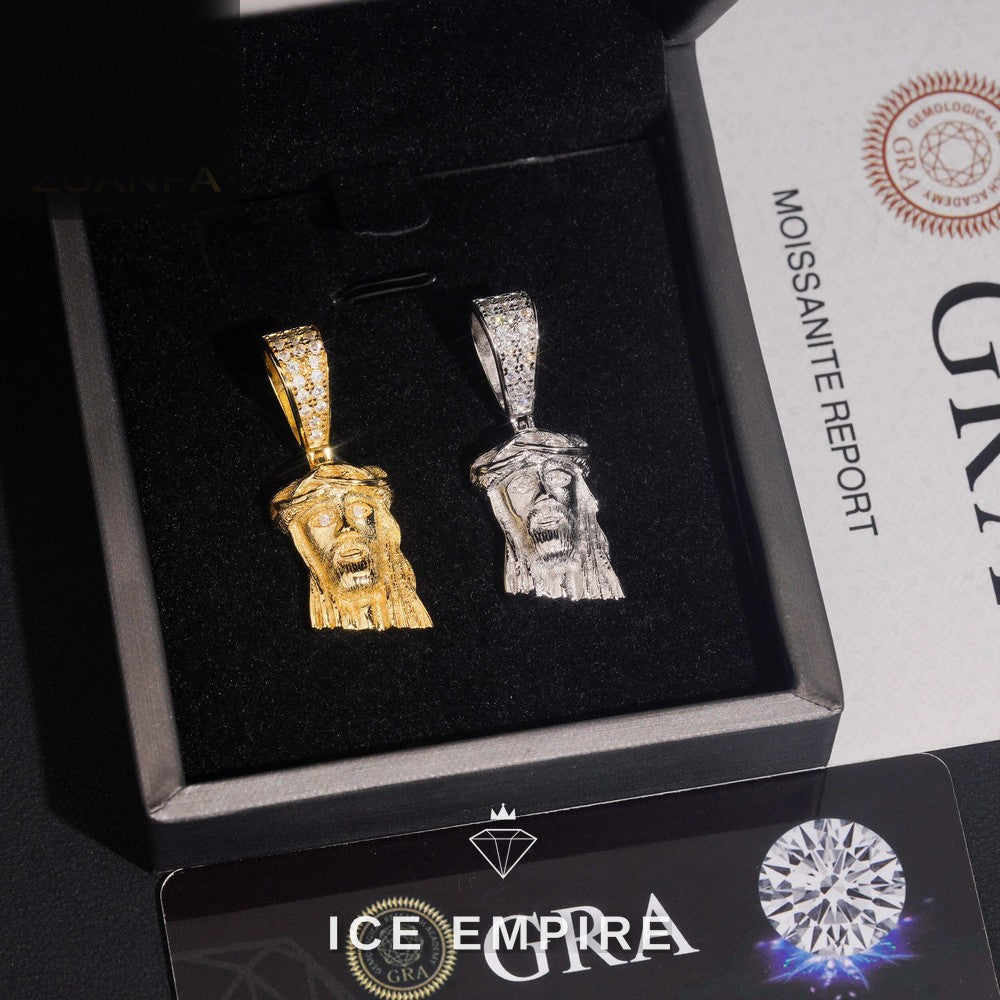 Iced Out Baguette Gold Plated Pendant