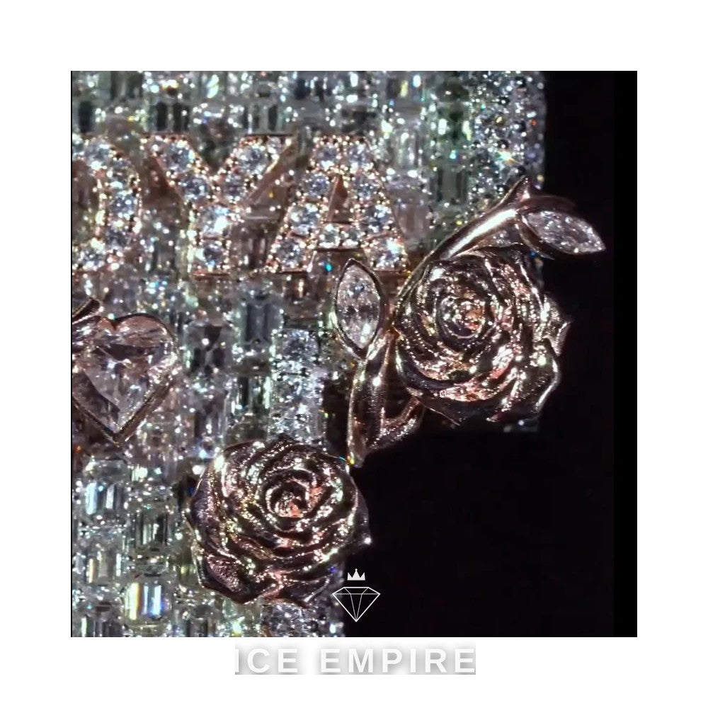 Iced Out 925 Silver Moissanite Pendant