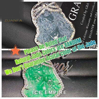 Iced Out 925 Silver Moissanite Pendant