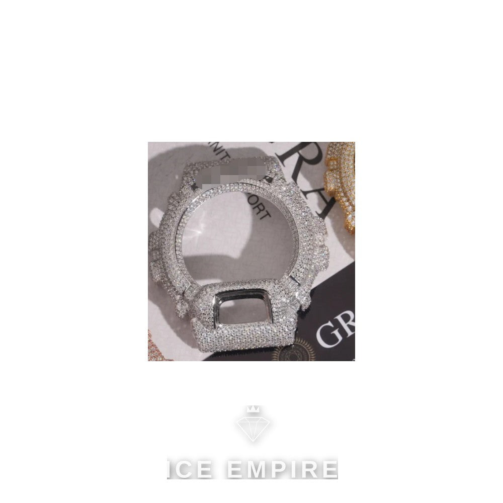 Iced Out 925 Silver Moissanite Watch