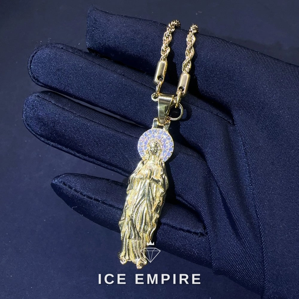 Iced Out 925 Silver Moissanite Pendant