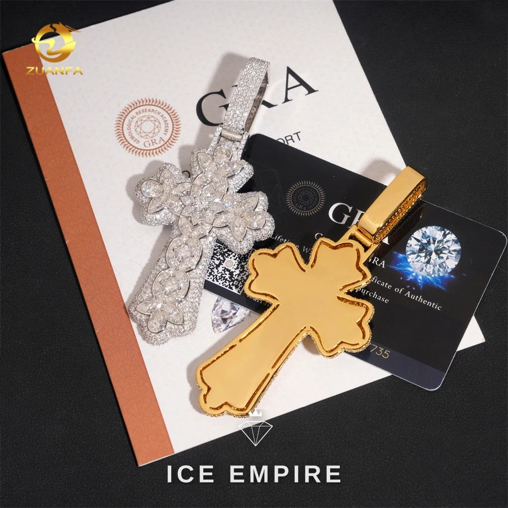 Iced Out Baguette Rose Gold Plated Cuban Chain