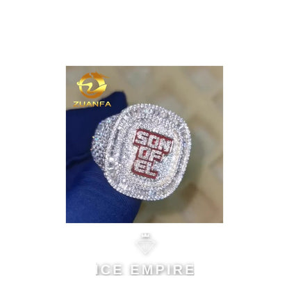 Iced Out 925 Silver Moissanite Cuban Chain