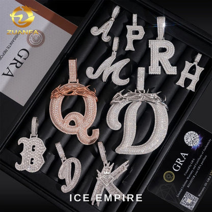 Iced Out 925 Silver Pendant