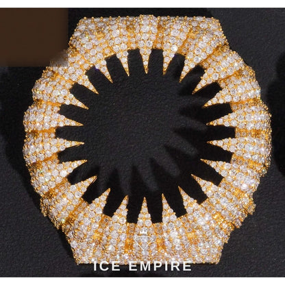 Iced Out 925 Silver Moissanite Watch