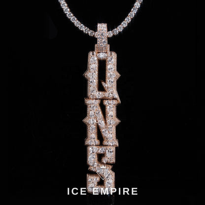 Iced Out 925 Silver Moissanite Pendant