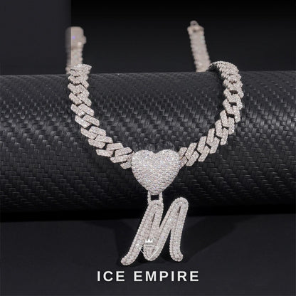 Iced Out Baguette Rose Gold Plated Cuban Chain