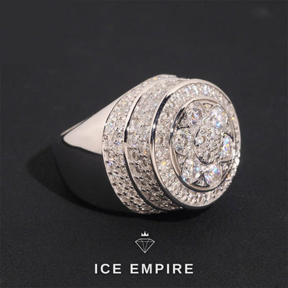 Iced Out 925 Silver Moissanite Cuban Chain