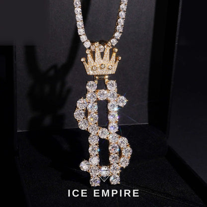 Iced Out 925 Silver Moissanite Pendant