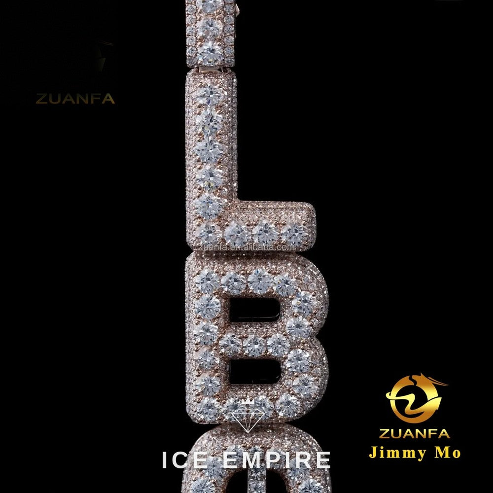 Iced Out 925 Silver Moissanite Pendant