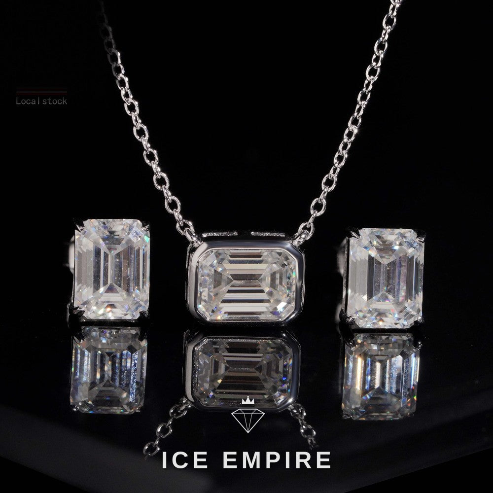 Iced Out Gold Plated Moissanite Pendant