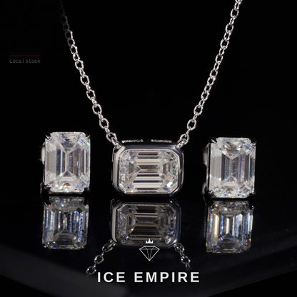 Iced Out Gold Plated Moissanite Pendant