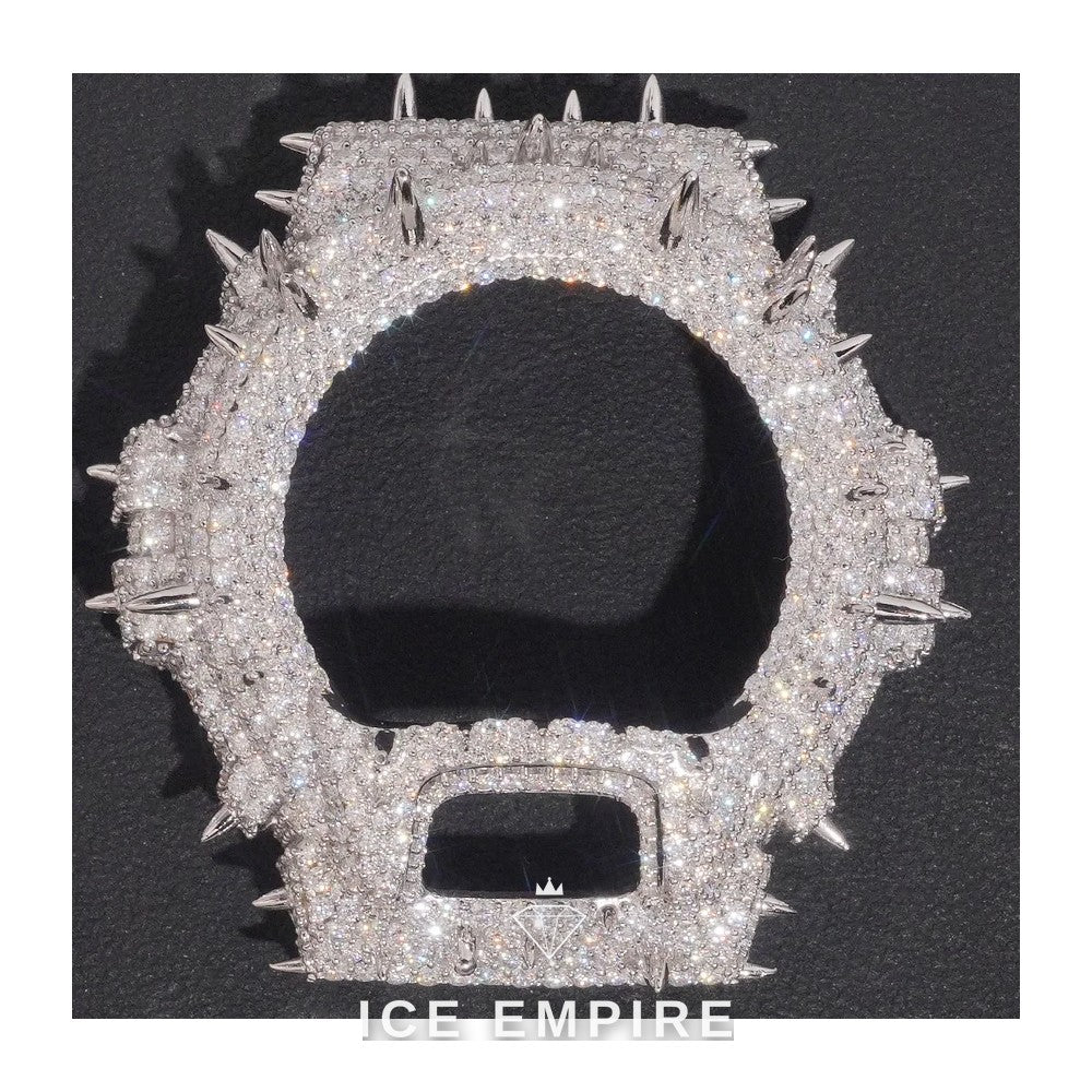 Iced Out 925 Silver Moissanite Watch