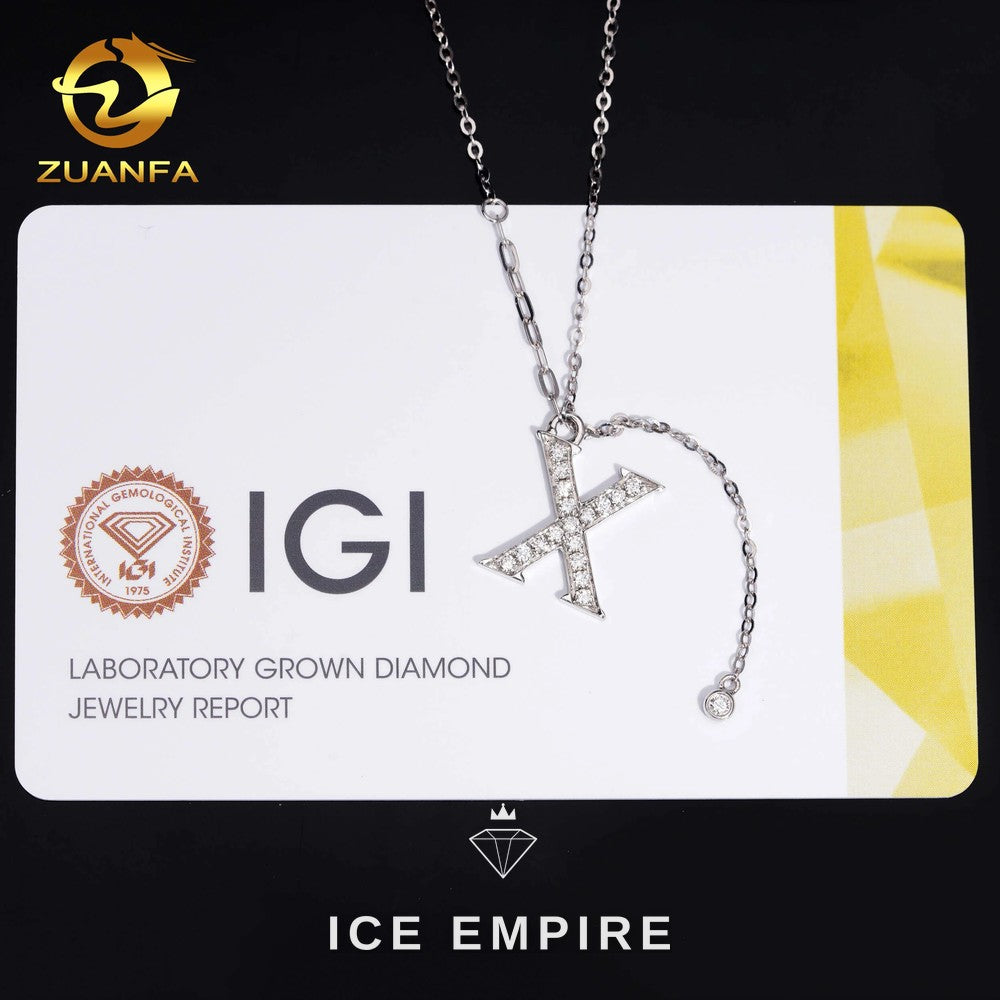 Iced Out 18K Gold Lab Grown Diamond Chain
