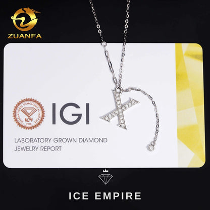 Iced Out 18K Gold Lab Grown Diamond Chain