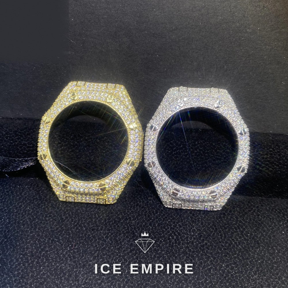 Iced Out 925 Silver Moissanite Watch