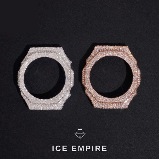 Iced Out Gold Plated Moissanite Watch