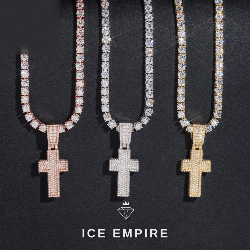 Iced Out 925 Silver Moissanite Pendant