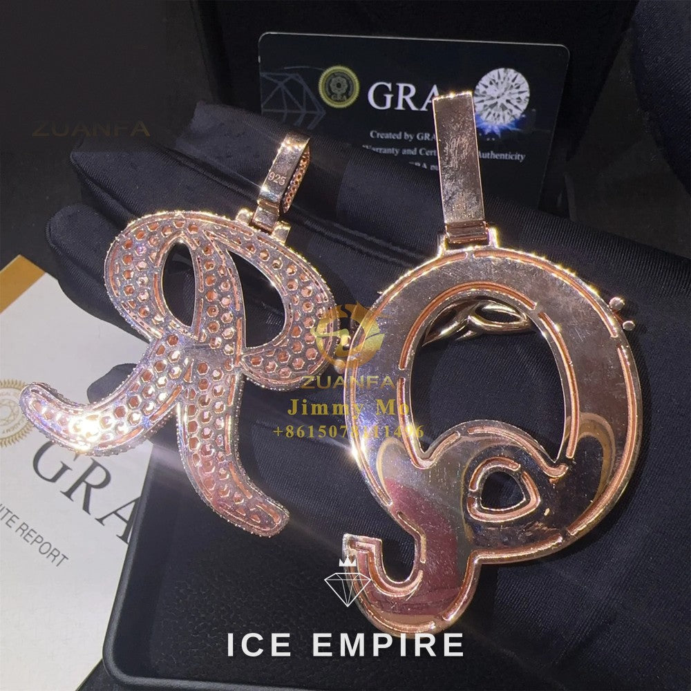 Iced Out 925 Silver Pendant