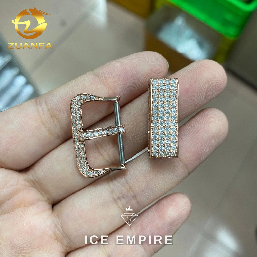 Iced Out 925 Silver Moissanite Watch