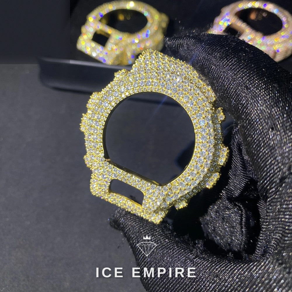 Iced Out 925 Silver Moissanite Watch