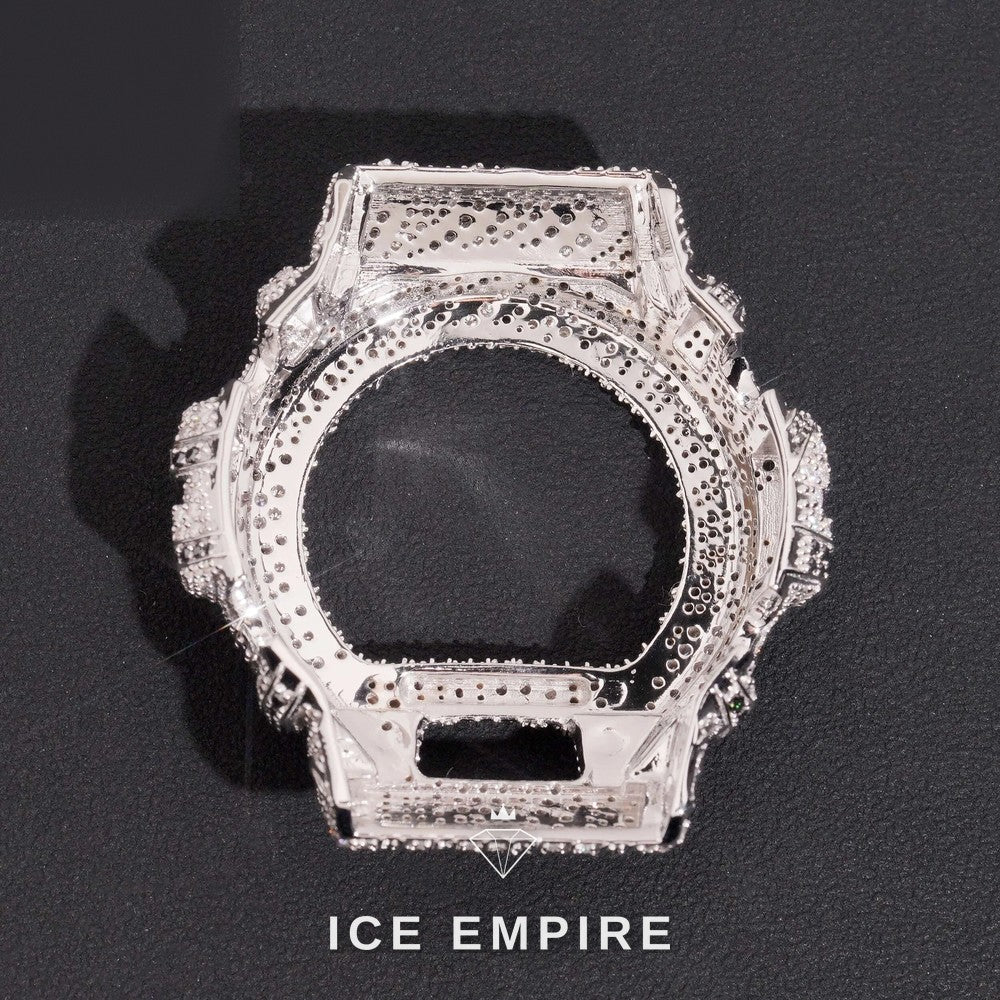 Iced Out 925 Silver Moissanite Watch