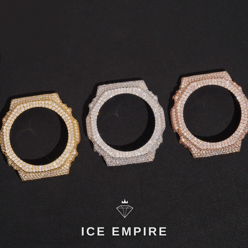 Iced Out 925 Silver Moissanite Watch