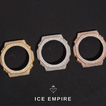 Iced Out 925 Silver Moissanite Watch