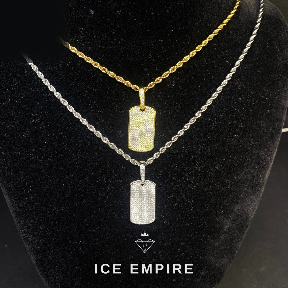 Iced Out 925 Silver Moissanite Pendant