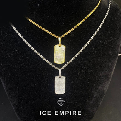Iced Out 925 Silver Moissanite Pendant