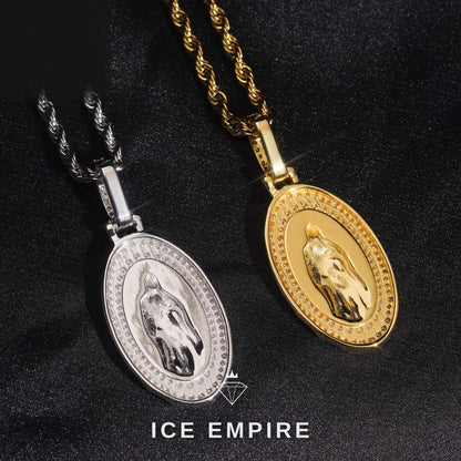 Iced Out 925 Silver Moissanite Pendant