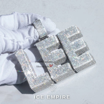 Iced Out 925 Silver Cuban Chain