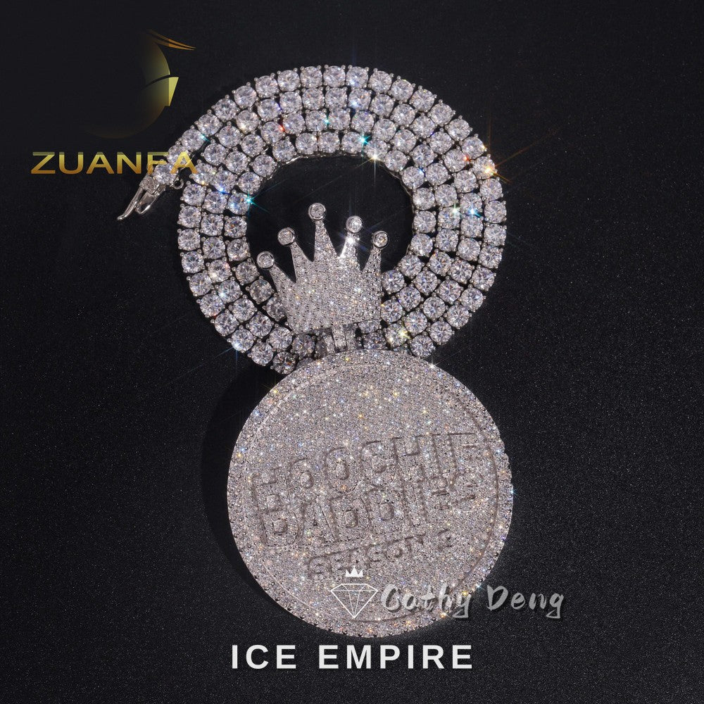 Iced Out Rose Gold Plated Cuban Chain
