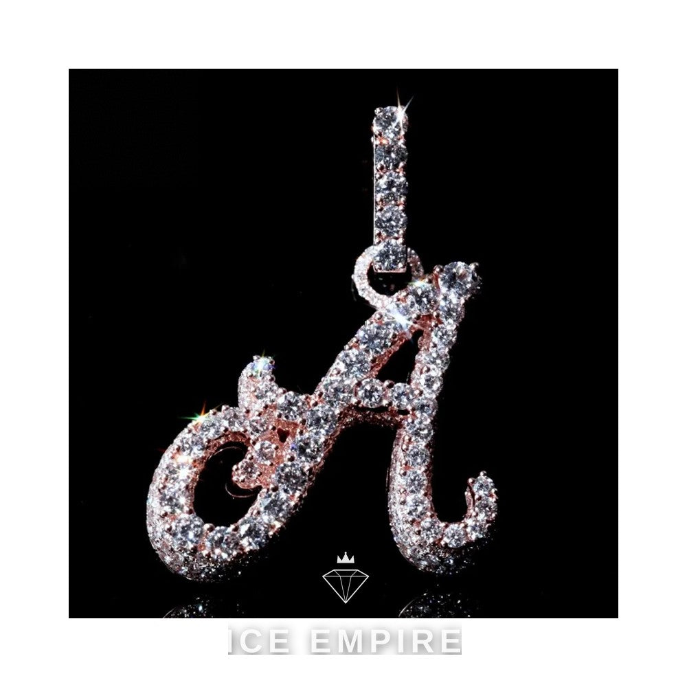 Iced Out 925 Silver Pendant
