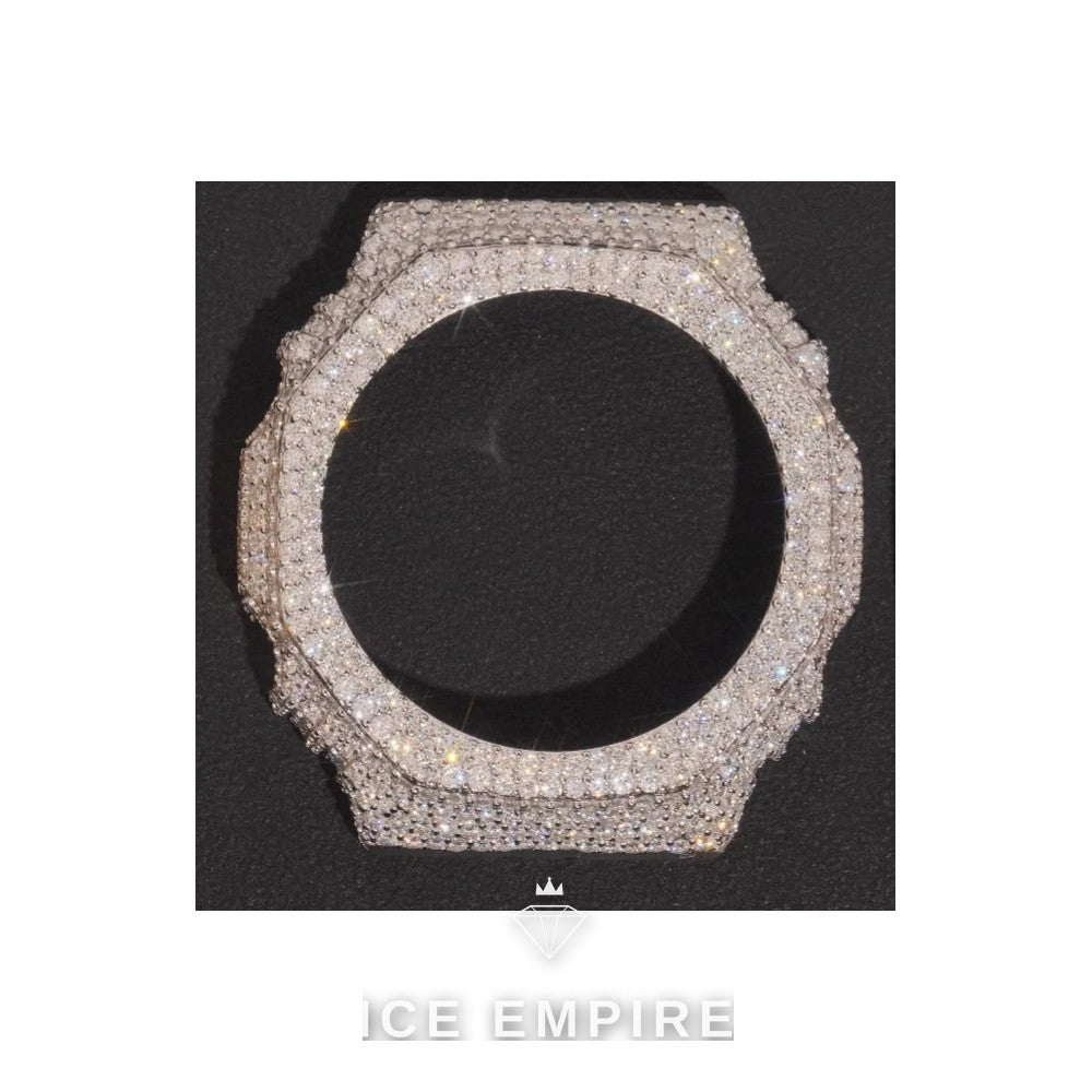 Iced Out 925 Silver Moissanite Watch
