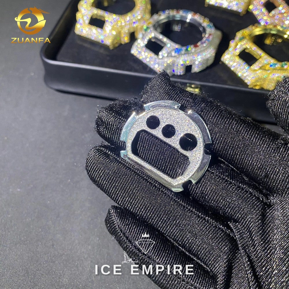 Iced Out 925 Silver Moissanite Watch