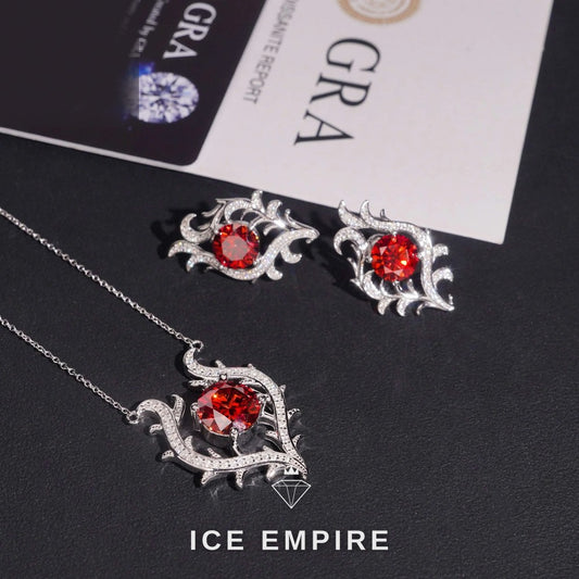 Iced Out Rose Gold Plated Moissanite Earrings