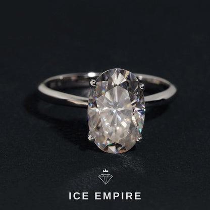 Iced Out Rose Gold Plated Moissanite Wedding Band