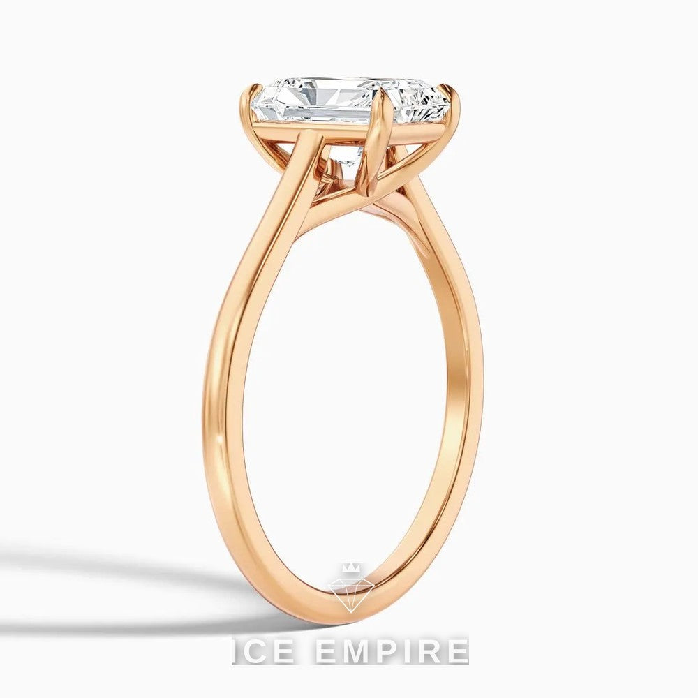 Iced Out 10K Gold Lab Grown Diamond Wedding Band