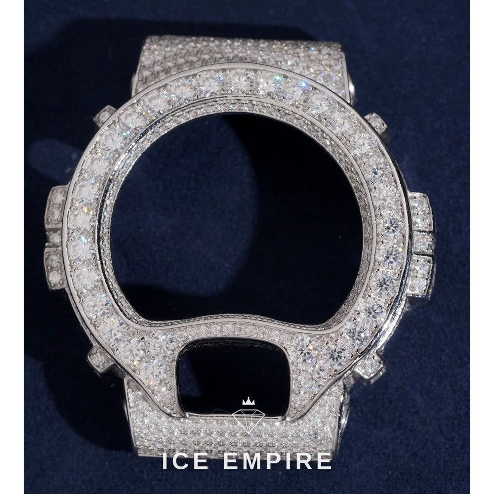 Iced Out 925 Silver Moissanite Watch