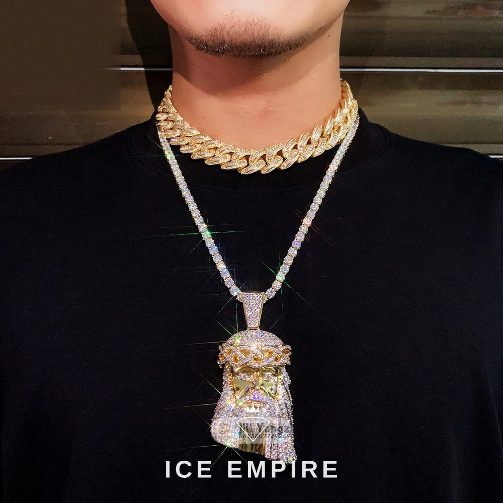 Iced Out Gold Plated Pendant
