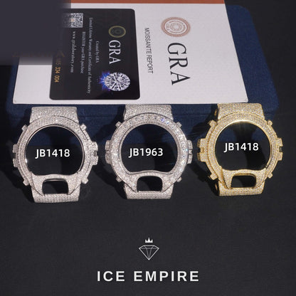 Iced Out 925 Silver Watch