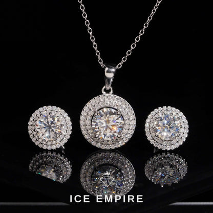 Iced Out 925 Silver Moissanite Cuban Chain