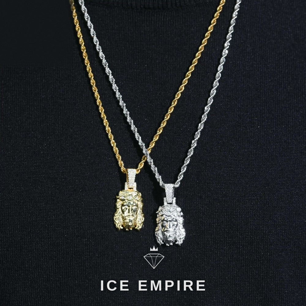 Iced Out 925 Silver Moissanite Pendant