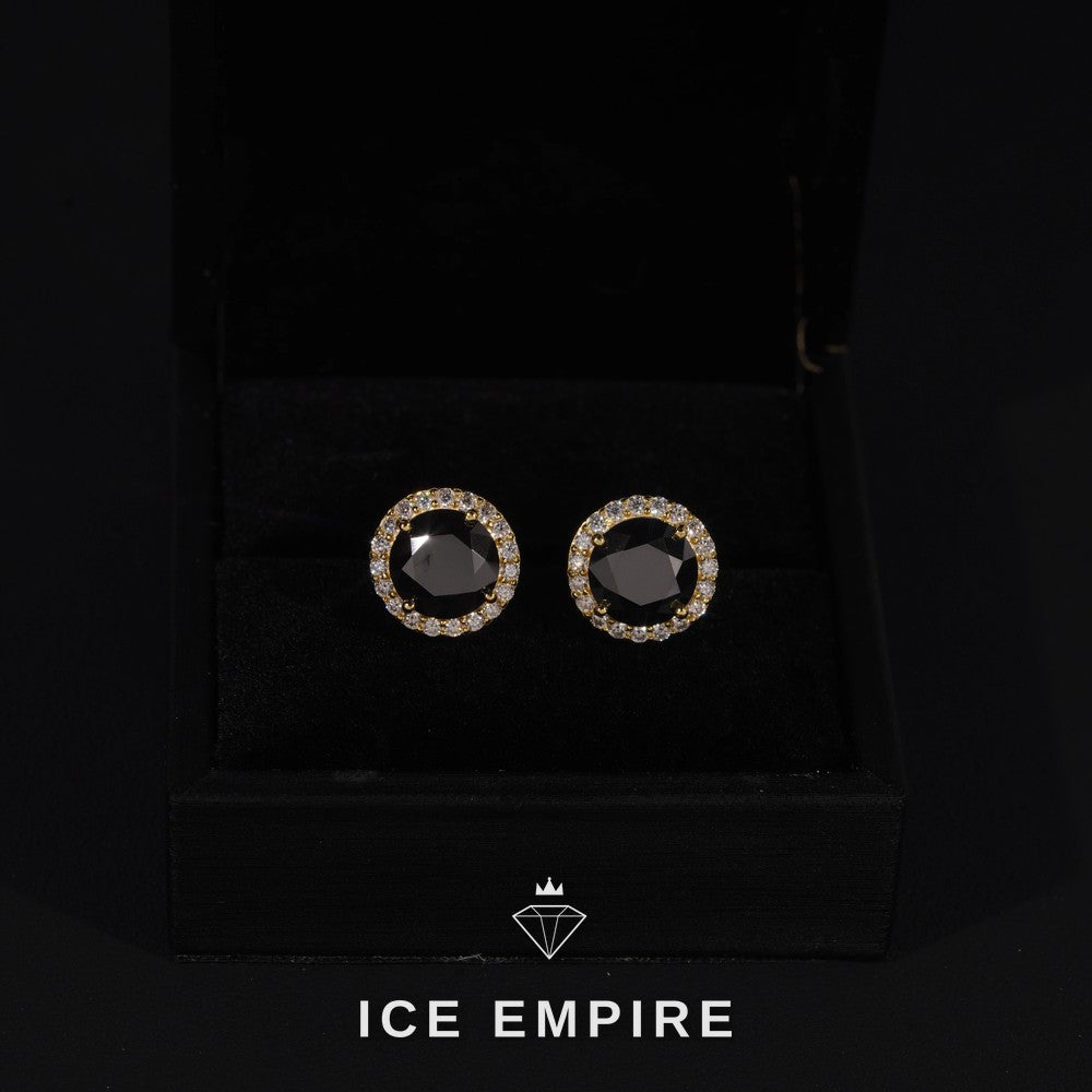 Iced Out 925 Silver Moissanite Earrings