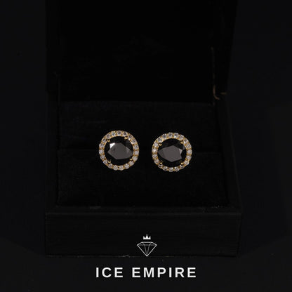Iced Out 925 Silver Moissanite Earrings
