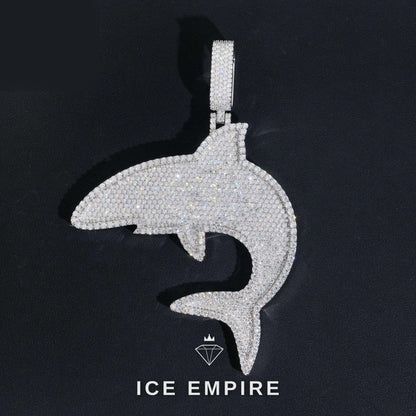 Iced Out Gold Plated Moissanite Pendant