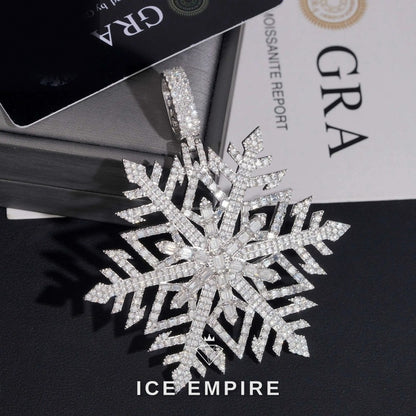 Iced Out 925 Silver Moissanite Pendant