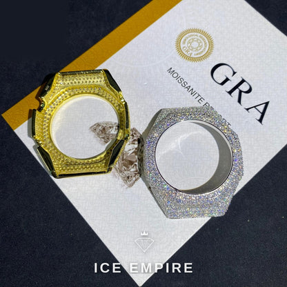 Iced Out 925 Silver Moissanite Watch